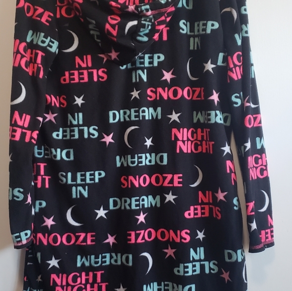 SECRET TREASURES SLEEP SHIRT Hoodie GOOD NIGHT, Sleep In, Dream, S/M CH/M (6-10 - Picture 6 of 12